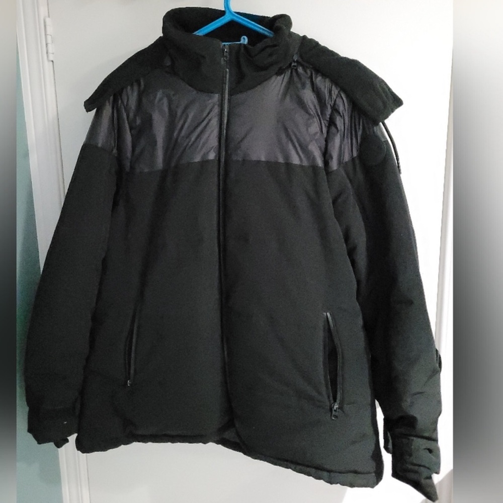 Addition Elle (Livik) Black Ski Jacket with faux-fur lining hood 2X (22-24)